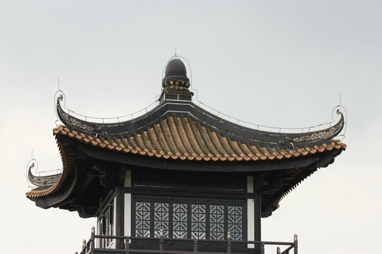广州文化馆屋檐