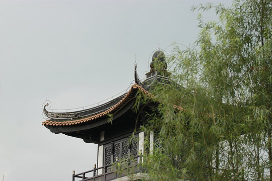 广州文化馆屋檐