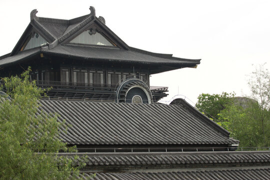 广州文化馆屋檐