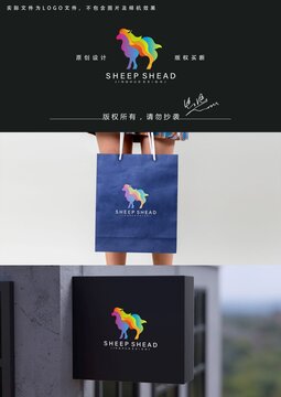 彩虹羊logo