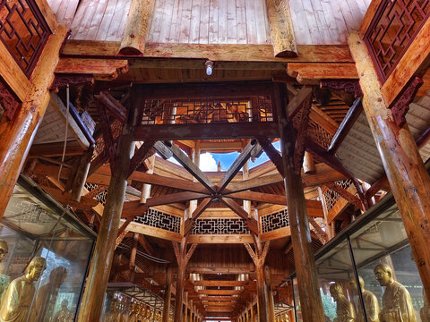 四川绵阳罗汉寺殿堂