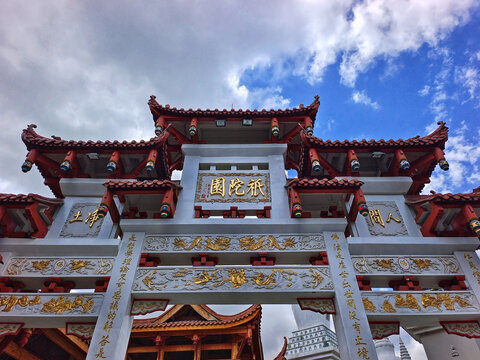 四川绵阳罗汉寺牌楼