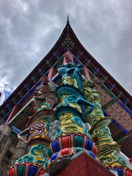 四川绵阳罗汉寺一角