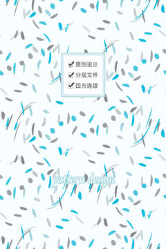 小清新服装印花