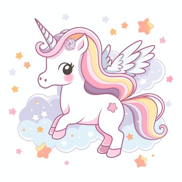 独角兽卡通