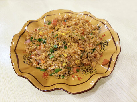 火腿炒饭