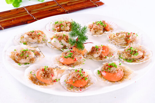 蒜蓉粉丝蒸扇贝