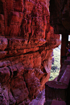 云台山红石峡峡谷