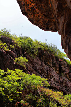 云台山红石峡峡谷