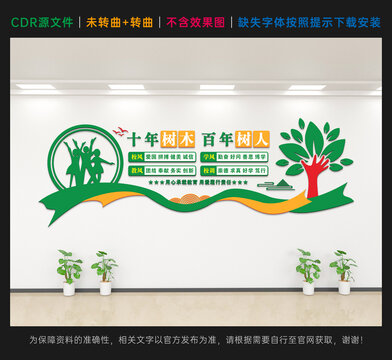 十年树木百年树人