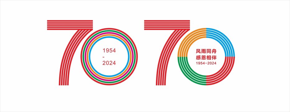 70周年数字