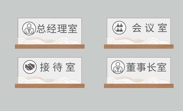 中式科室牌