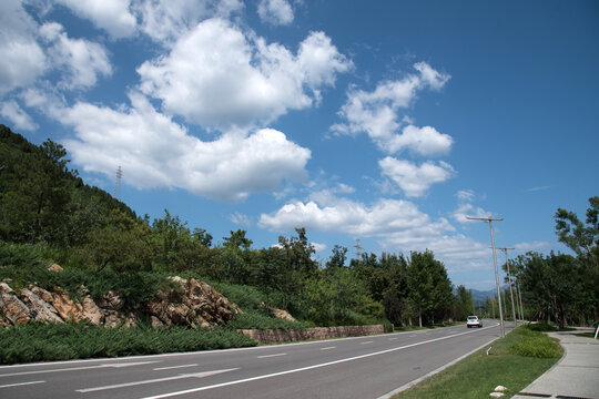 北京雁栖湖环湖公路
