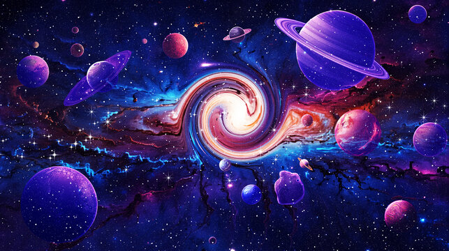 银河系星球太空宇宙