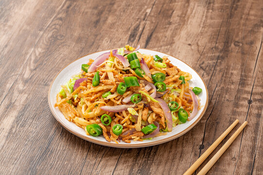 尖椒肉丝炒饼
