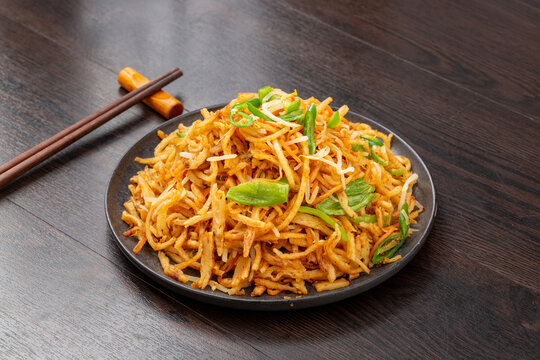 土豆丝炒饼