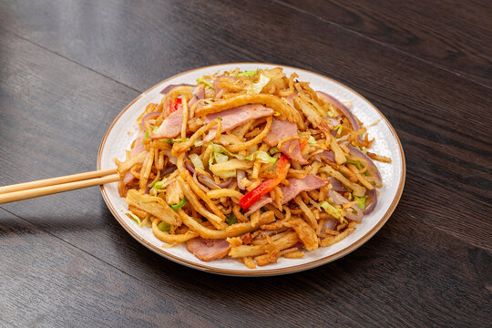 培根炒饼