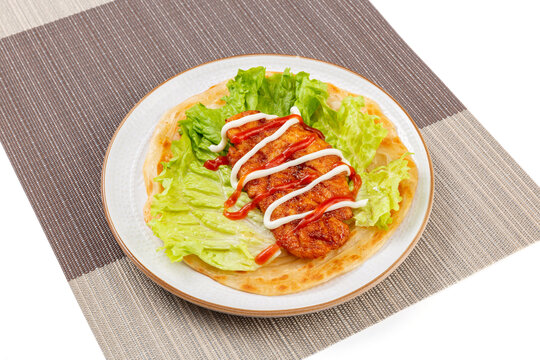 川香鸡柳手抓饼