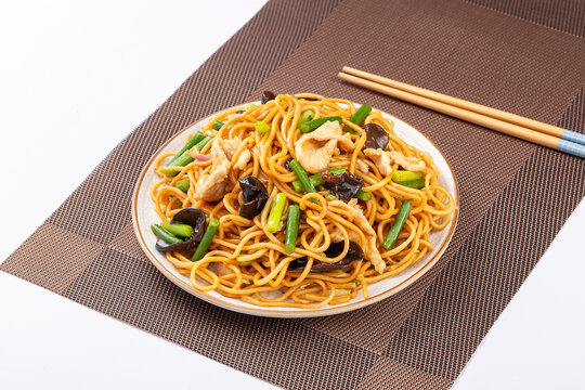 过油肉炒面