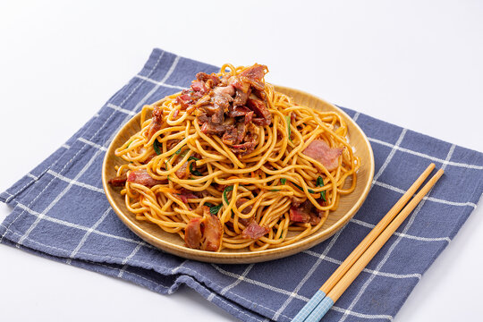 猪头肉炒面