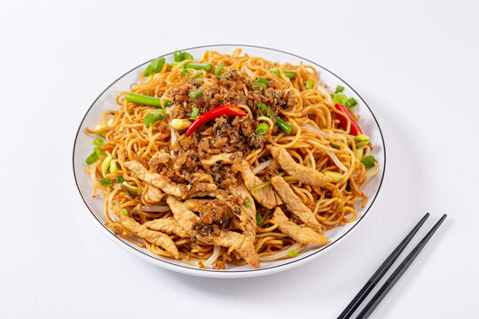 芽菜肉丝炒面
