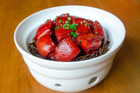红烧肉炖干豆角