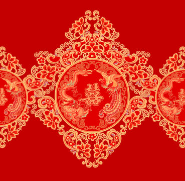 龙凤纹样