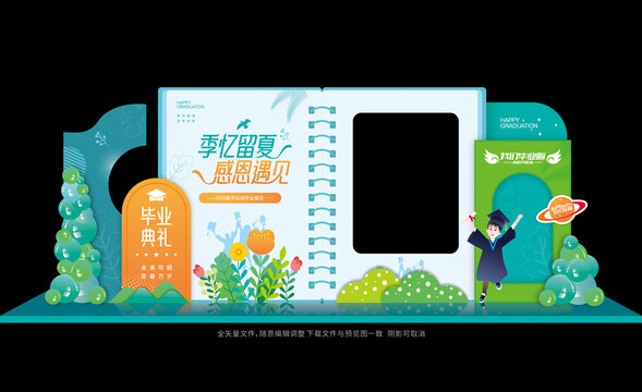 毕业签到墙