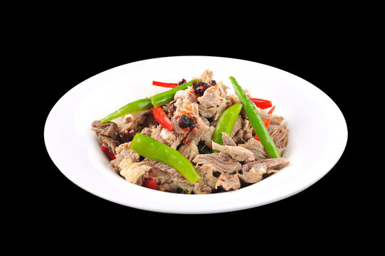 杭椒抓骨肉
