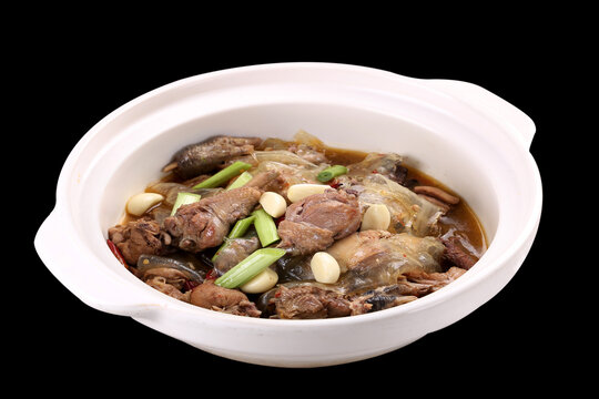 土鸡炖粉皮