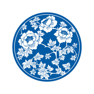 青花花纹