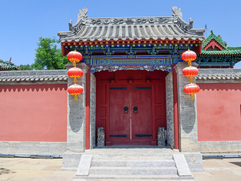 古建院落大门