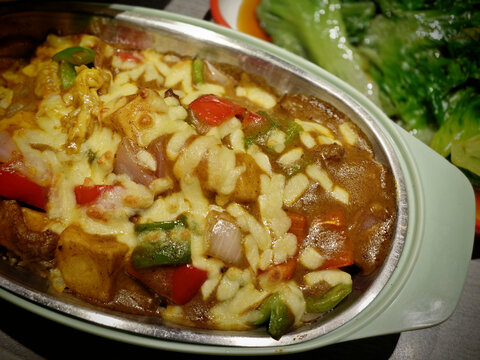 咖喱牛肉焗饭