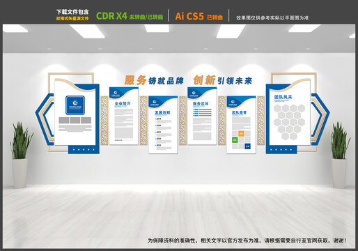企业文化墙公司简介形象墙