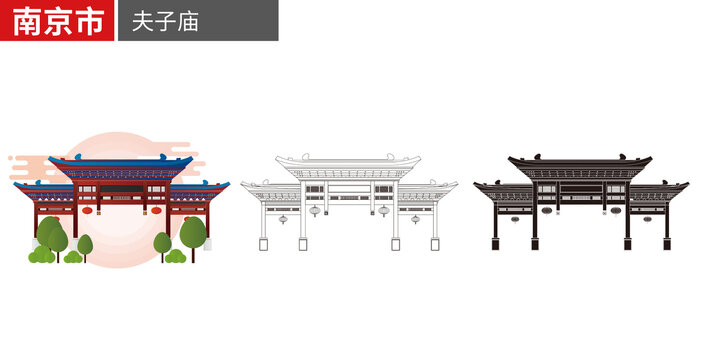 南京市夫子庙牌坊