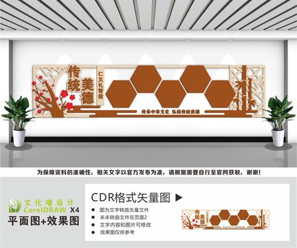 传统美德文化墙