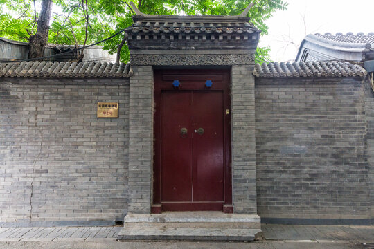 北京四合院大门