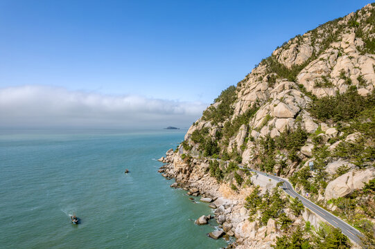 中国山东青岛崂山太清环海公路