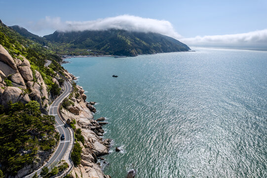 中国山东青岛崂山太清环海公路