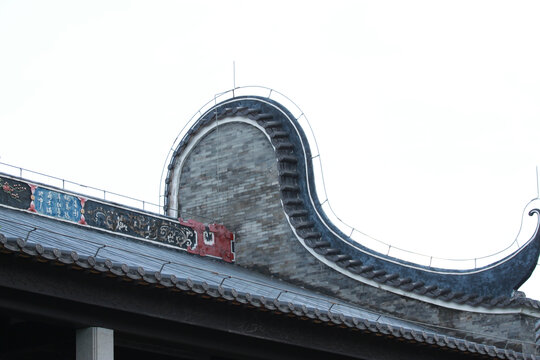 广州文化馆屋檐