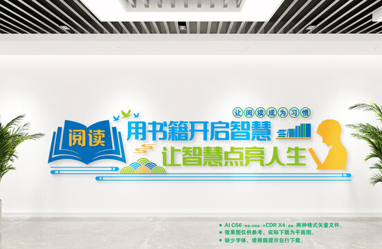 图书馆文化墙