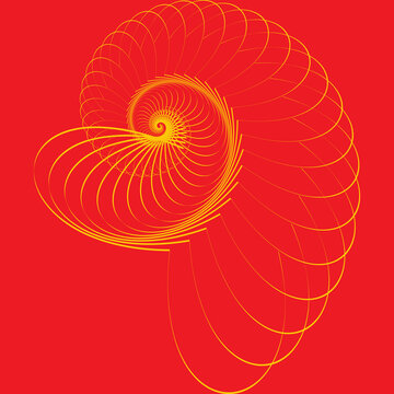 红底黄线图