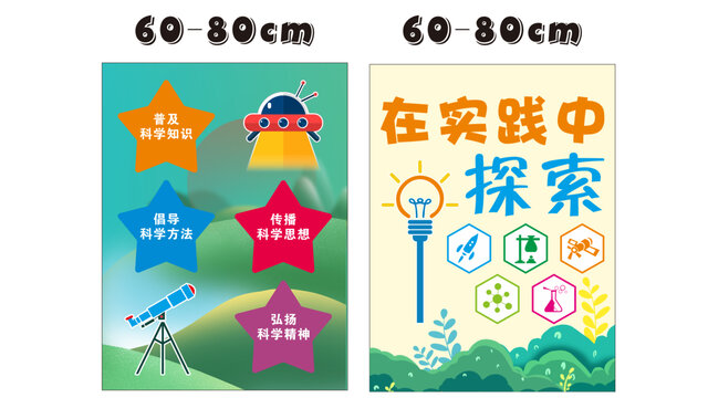 小学科学室学习海报