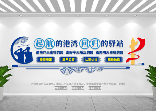 社区矫正文化墙
