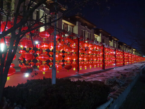 红灯笼走廊