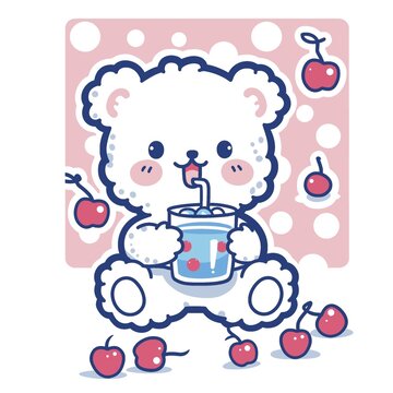 可爱卡通小熊