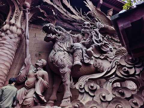 四川绵阳圣水寺景象