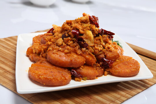 鱼籽炒大饼