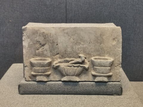 金代食具雕砖