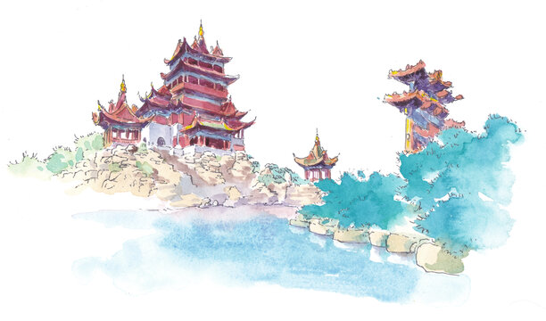 山东省烟台蓬莱阁